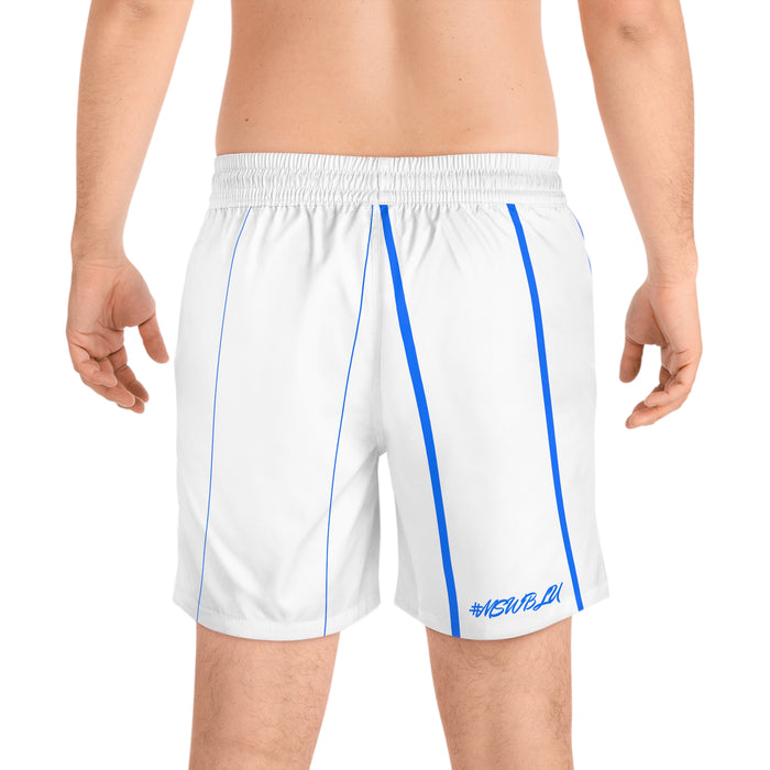 MDBTDJ#MSWBLU Men's Mid-Length Swim Shorts