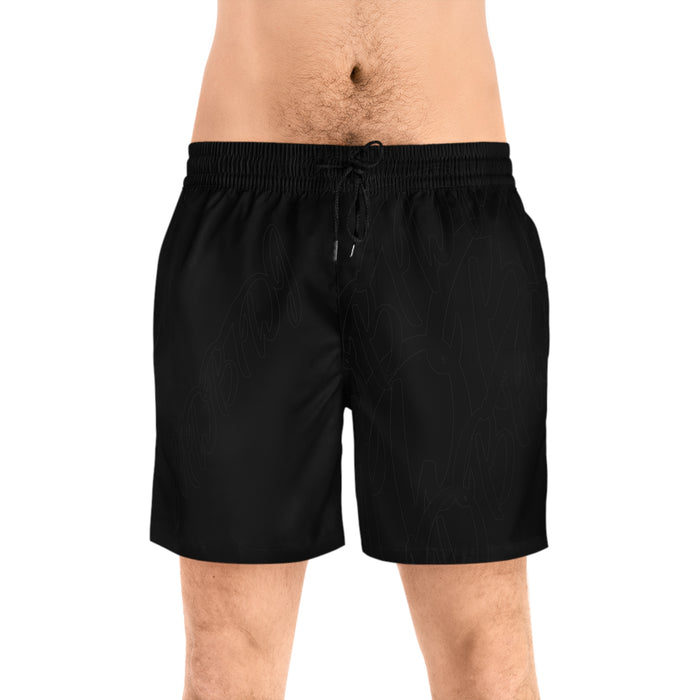 MDBTDJ#MLSBWHOLO Men's Mid-Length Swim Shorts