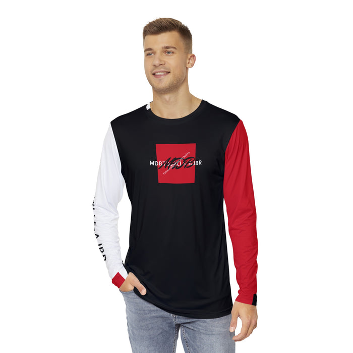 MDBTDJ#LLS-AJBR Men's Long Sleeve Shirt Exclusive