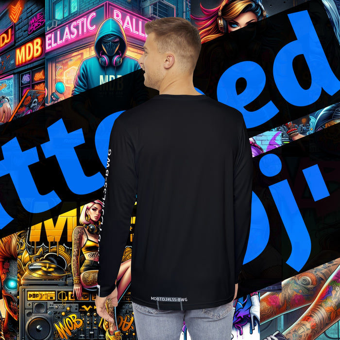 MDBTDJ#LSS-BWG Men's Long Sleeve Shirt Tattooed Dj's Limited Edition