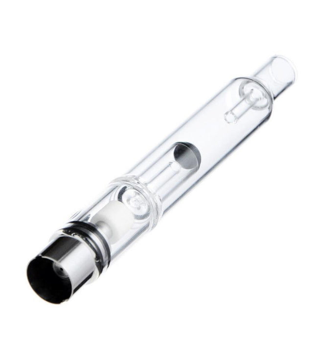 Glass Water Bubbler Vaporizer Pen Attachment 510 Thread / Spill Proof Fits Yocan Evolve