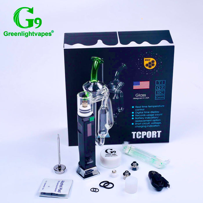 Greenlightvapes G9 Tc Port Portable Enail Dab Rig