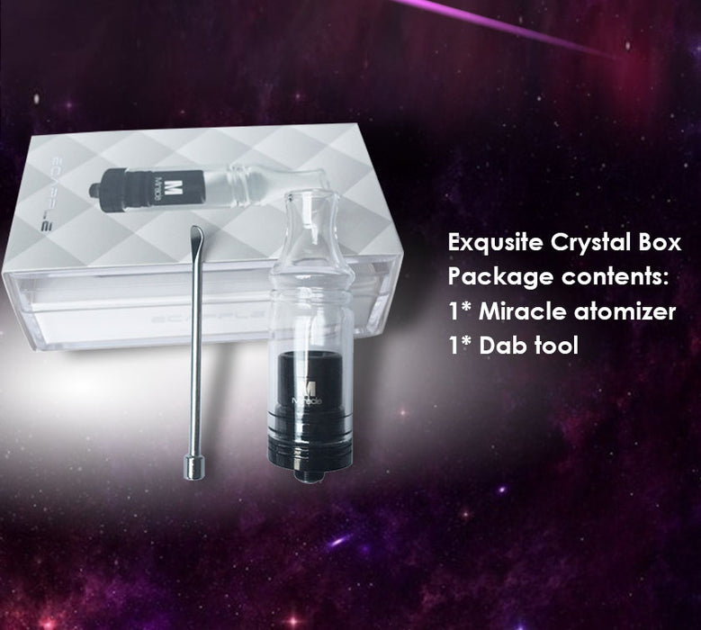 Ecapple Miracle Wax Vaporizer Atomizer Dab Pen Attachment 510 + fits Yocan Evolve plus & Magneto