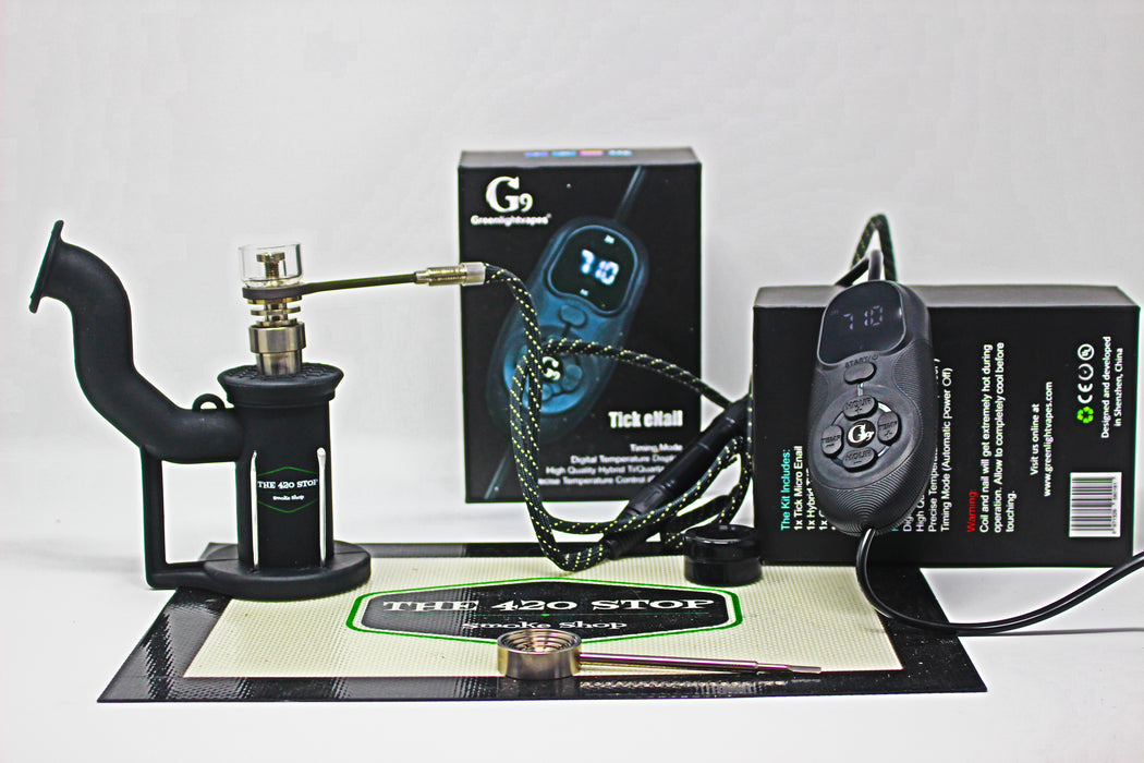 GreenlightVapes G9 Tick Enail Kit 20mm Quarts Hybrid Nail + Free Silicone Kit GREENLIGHTVAPESENAIL KITthe420stop.myshopify.comThe 420 Stop