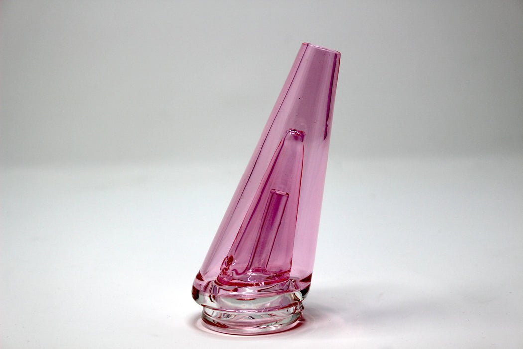 Puffco Peak Glass the 420 stop transparent pink 